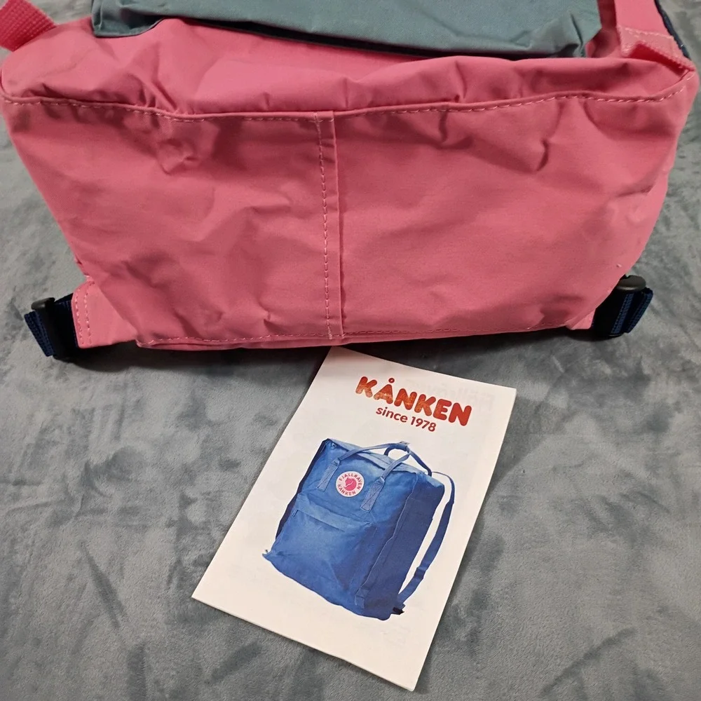 Fjallraven Kanken Classic Backpack Pink Navy Blue Sage Green 02351 SMU